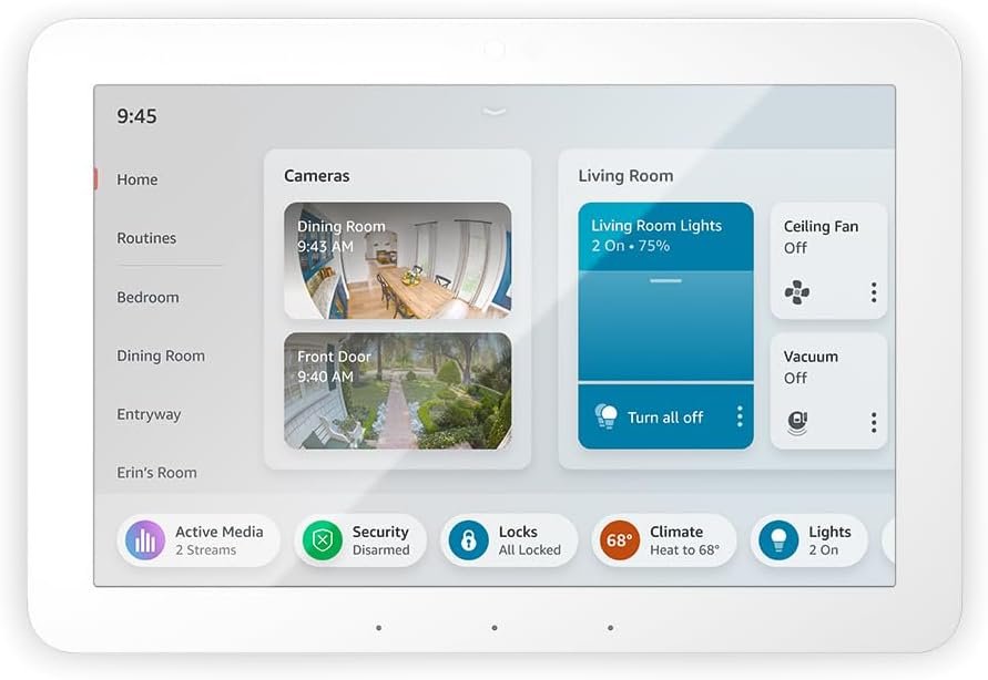 Amazon Echo Hub | 8” smart home control panel with Alexa | Compatible with thousands of devices Amazon Echo Hub | 8” smart home control panel with Alexa | Compatible with thousands of devices