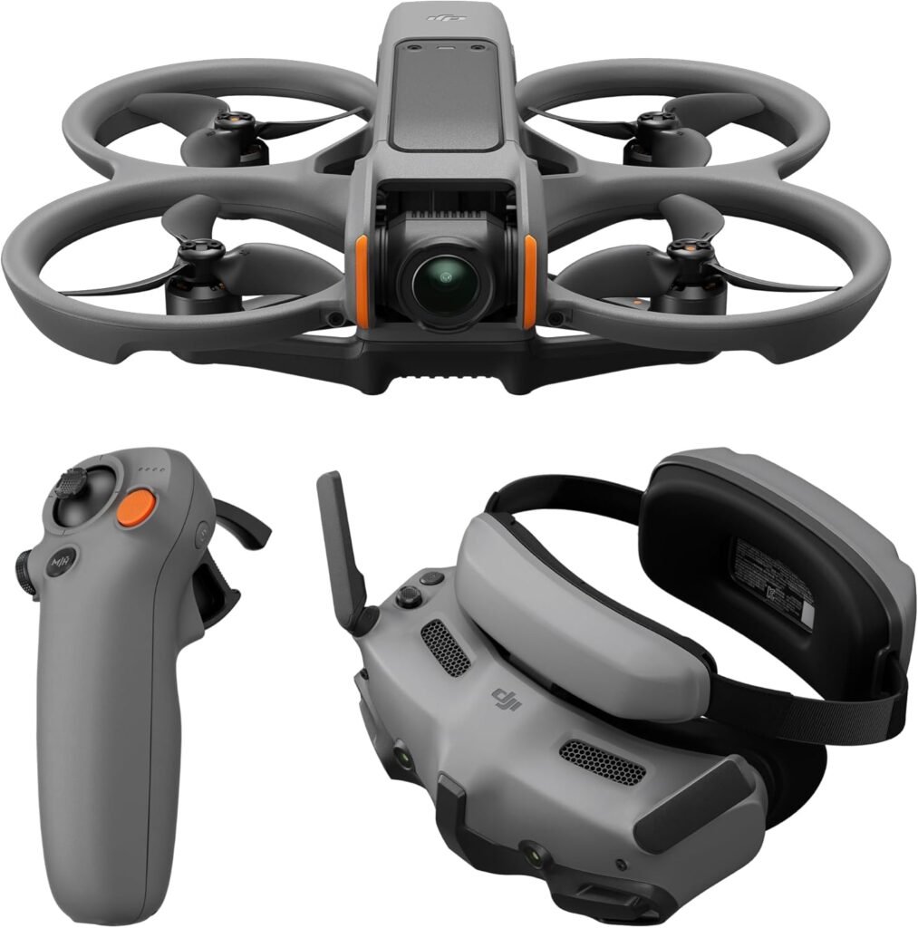 DJI Avata 2 Fly More Combo (1 Battery), FPV Drone with Camera 4K, Immersive Experience, Built-in Propeller Guard, Easy Flip/Roll, FAA Remote ID Compliant, POV Content Camera Drone, Black DJI Avata 2 Fly More Combo (1 Battery), FPV Drone with Camera 4K, Immersive Experience, Built-in Propeller Guard, Easy Flip/Roll, FAA Remote ID Compliant, POV Content Camera Drone, Black