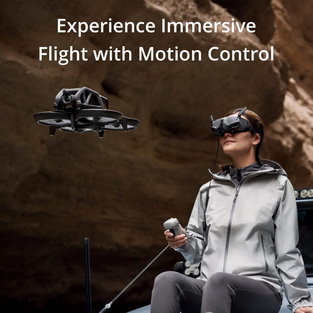 DJI Avata Explorer Combo, FPV Drone with Camera 4K, Super-Wide 155° FOV, Includes New RC Motion 2 and Goggles Integra Black, FAA Remote ID Compliant DJI Avata Explorer Combo, FPV Drone with Camera 4K, Super-Wide 155° FOV, Includes New RC Motion 2 and Goggles Integra Black, FAA Remote ID Compliant