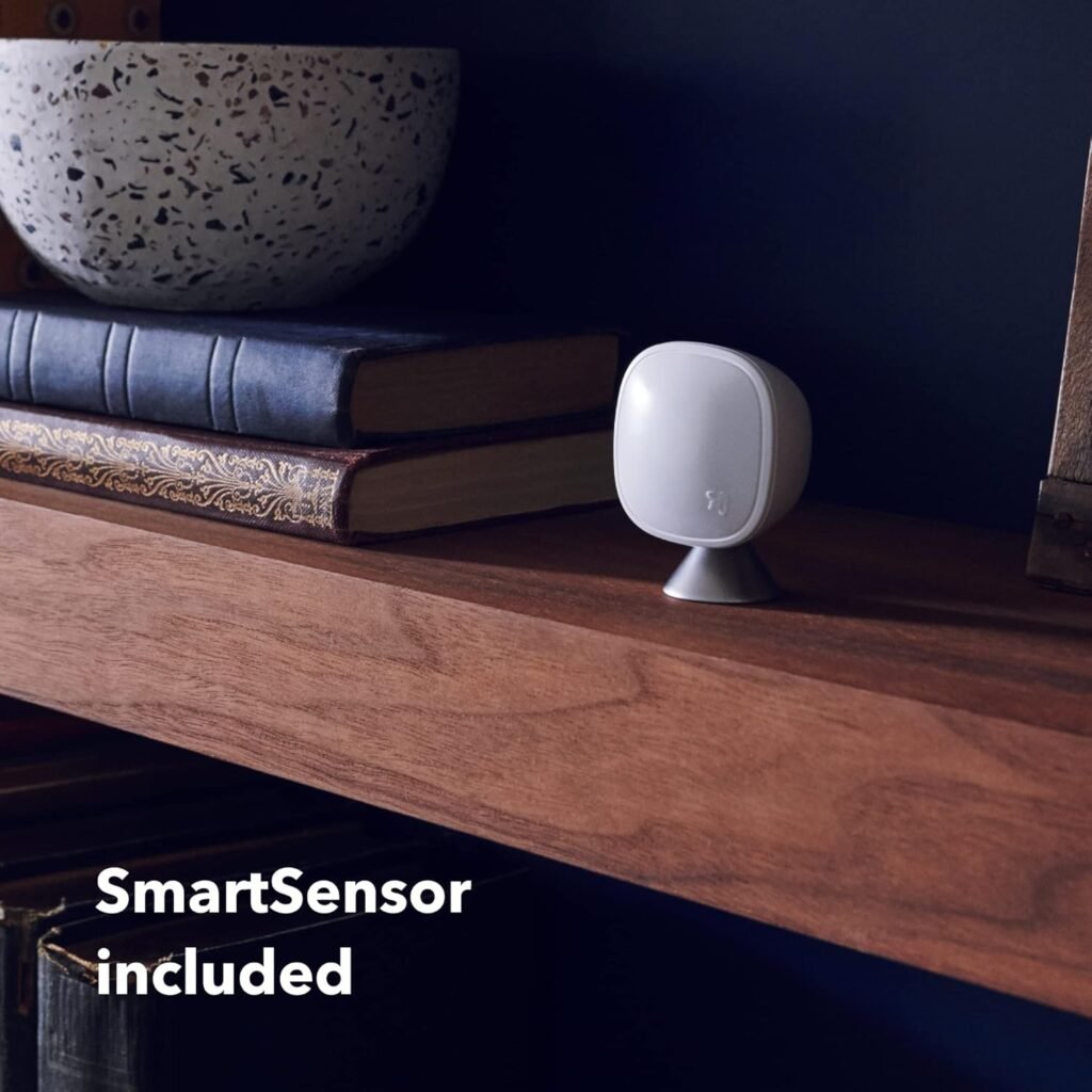 ecobee New Smart Thermostat Premium with Smart Sensor and Air Quality Monitor - Programmable Wifi Thermostat - Works with Siri, Alexa, Google Assistant ecobee New Smart Thermostat Premium with Smart Sensor and Air Quality Monitor - Programmable Wifi Thermostat - Works with Siri, Alexa, Google Assistant