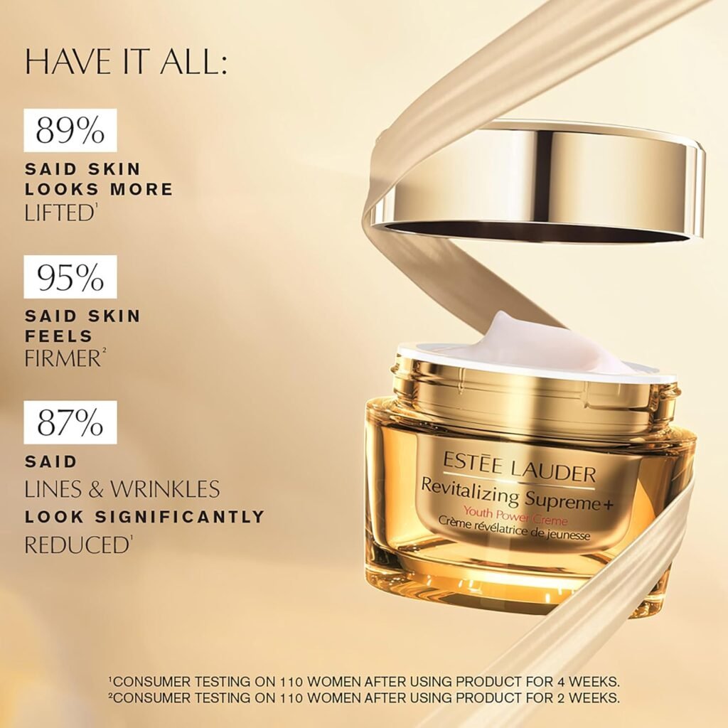Estée Lauder Revitalizing Supreme+ Youth Power Cream Moisturizer with Hyaluronic Acid Peptides | Anti-Aging Estée Lauder Revitalizing Supreme+ Youth Power Cream Moisturizer with Hyaluronic Acid Peptides | Anti-Aging