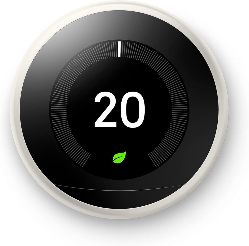 Google Nest Learning Thermostat - Programmable Smart Thermostat for Home - 3rd Generation- Works with Alexa - White Google Nest Learning Thermostat - Programmable Smart Thermostat for Home - 3rd Generation- Works with Alexa - White