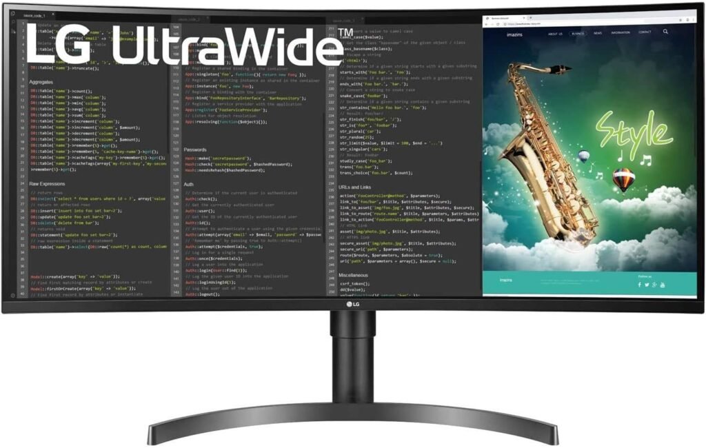 LG 35WN65C-B 35-inch-inch Curved UltraWide QHD HDR Monitor with FreeSync (Renewed) LG 35WN65C-B 35-inch-inch Curved UltraWide QHD HDR Monitor with FreeSync (Renewed)