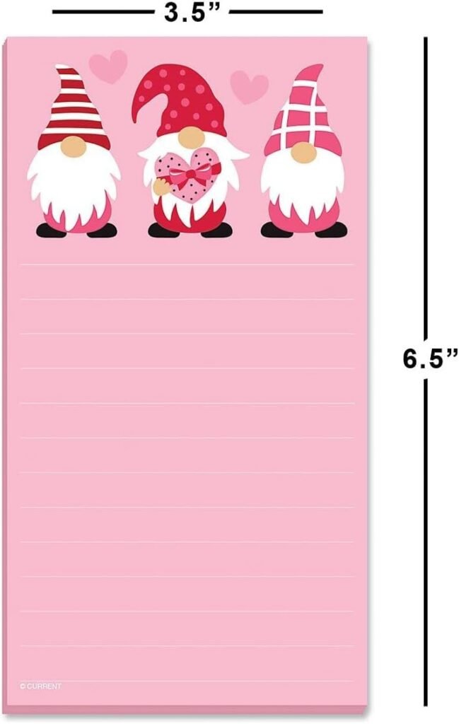 Current Christmas Gnomes Magnetic Notepad Set – Set of 2 Memo Pads, 60-Sheet Pads, 3½ x 6½ Inches, Shopping List, To-Do Notes, Printed in The USA Current Christmas Gnomes Magnetic Notepad Set – Set of 2 Memo Pads, 60-Sheet Pads, 3½ x 6½ Inches, Shopping List, To-Do Notes, Printed in The USA