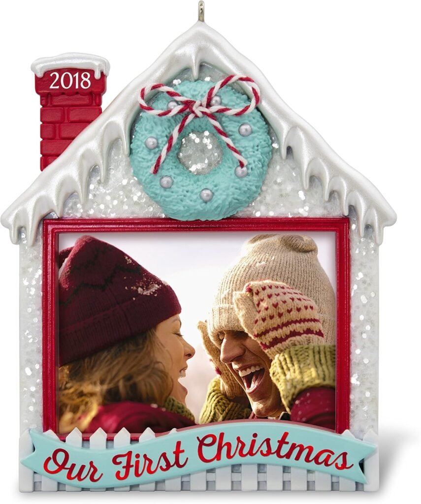 Hallmark Keepsake Christmas Ornament 2018 Year Dated, Our First Christmas Together Picture Frame, Photo Frame, Personalized Hallmark Keepsake Christmas Ornament 2018 Year Dated, Our First Christmas Together Picture Frame, Photo Frame, Personalized