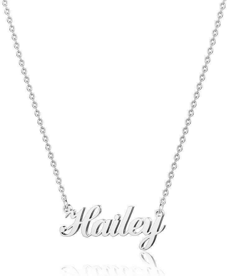 Hidepoo Name Necklace Personalized – Stainless Steel Name Pendant Necklace,Dainty Letter Name Necklace Chain Custom Personalized Jewelry Gifts for Women Hidepoo Name Necklace Personalized – Stainless Steel Name Pendant Necklace,Dainty Letter Name Necklace Chain Custom Personalized Jewelry Gifts for Women