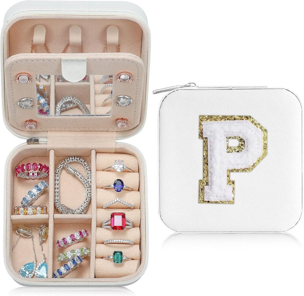 Parima Christmas Gifts List 2024 Ideas - Personalized Initial Travel Jewelry Case, 4 5 6 7 8 9 10 11 12 Year Old Girl Birthday Gifts Christmas Gifts for Daughter Granddaughter - Letter E, Aqua Blue Parima Christmas Gifts List 2024 Ideas - Personalized Initial Travel Jewelry Case, 4 5 6 7 8 9 10 11 12 Year Old Girl Birthday Gifts Christmas Gifts for Daughter Granddaughter - Letter E, Aqua Blue