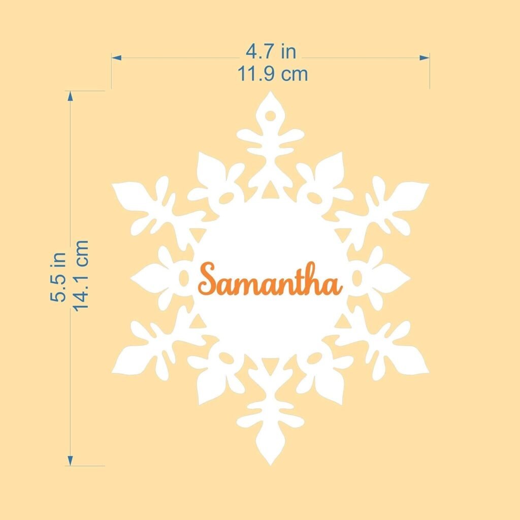 Personalized White Acrylic Snowflakes, Custom Hanging Name Ornaments, Handmade Keepsakes, Custom Name Baubles, Christmas 2024, Gift Name Tags, Xmas Tree Decorations, Home Decor, Gifts for Family Personalized White Acrylic Snowflakes, Custom Hanging Name Ornaments, Handmade Keepsakes, Custom Name Baubles, Christmas 2024, Gift Name Tags, Xmas Tree Decorations, Home Decor, Gifts for Family